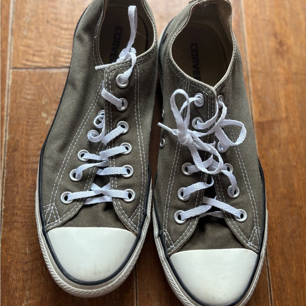 Converse Olive High-Top Sneakers